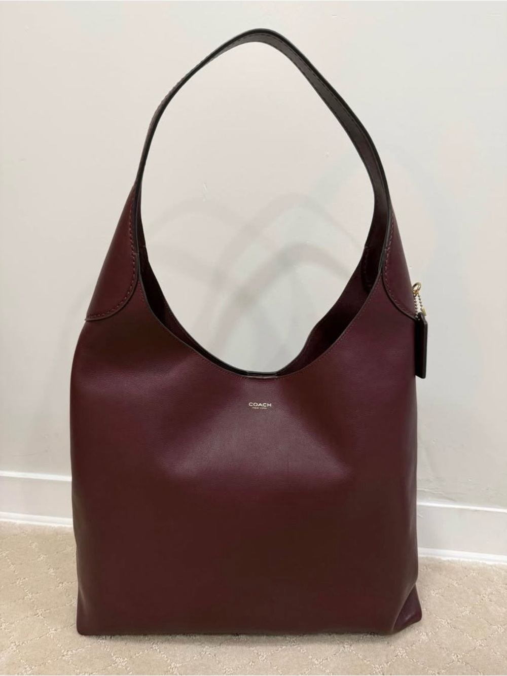 Coach Brooklyn Extra Large Leather Shoulder Bag